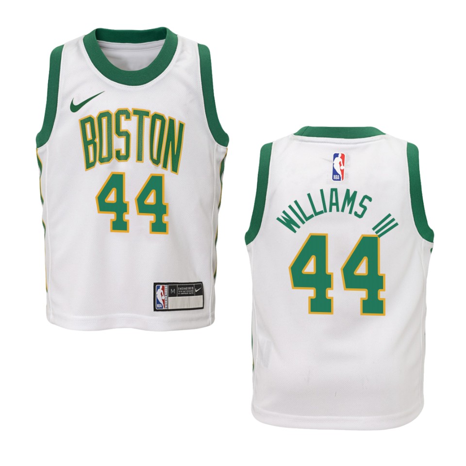 Youth Boston Celtics Robert Williams III #44 Swingman City White Jersey 2401IDJY